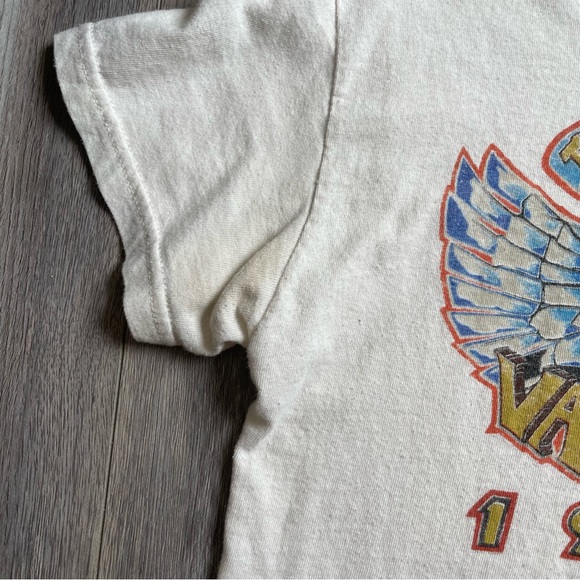 [SOLD] Van Halen 1984 Graphic Tee in Cream - Picture 4 of 7